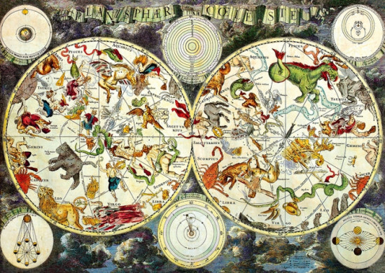 Пазл «Небесная планисфера. 1680»