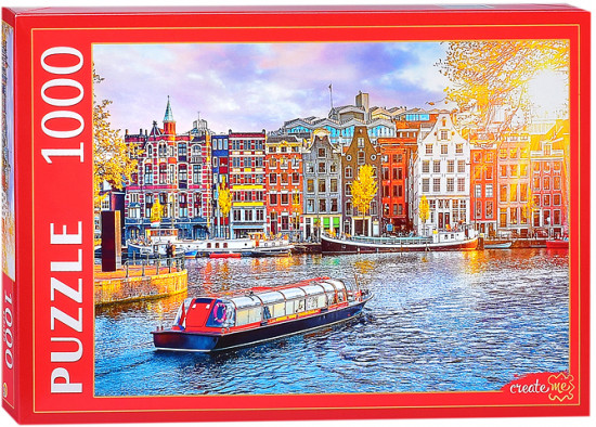 Пазл «Нидерланды. Вид на Амстердам»