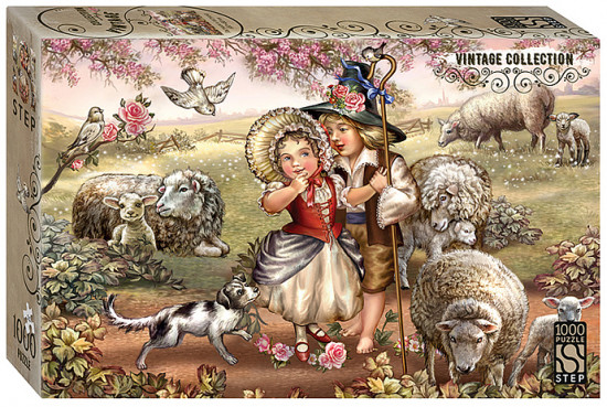 Пазл «Паcтушок и пастушка»