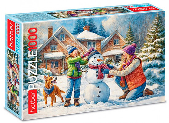 Пазл «Снеговичок»