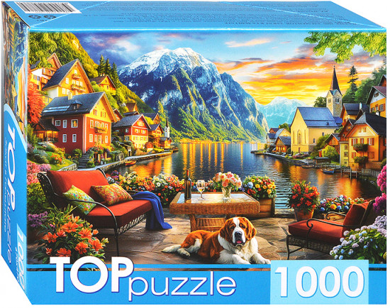 Пазл «Закат в Гальштате»