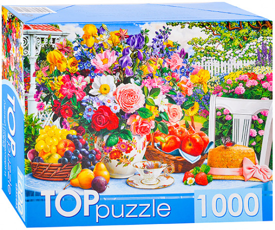 Пазл «Летний натюрморт и шляпа»