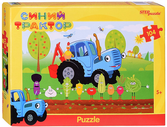 Пазл «Синий трактор»
