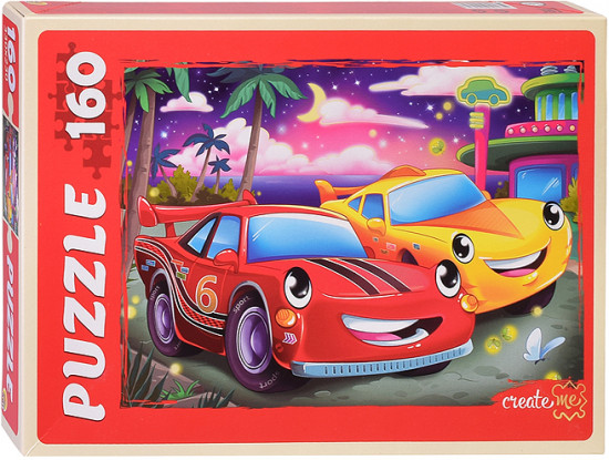 Пазл «Ночные машинки»