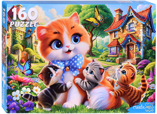 Пазл «Пушистая семья»