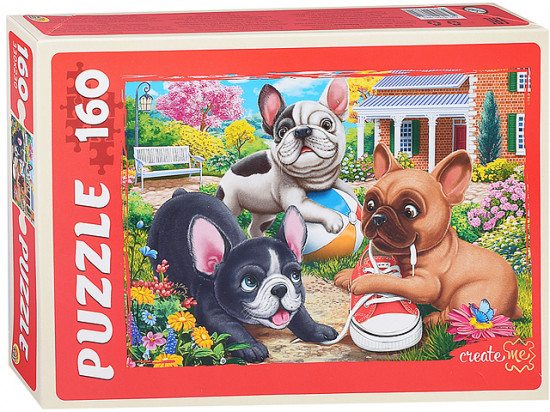 Пазл «Три бульдога»