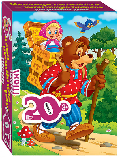 Пазл «Маша и Медведь»