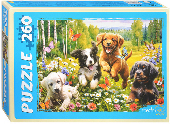 Пазл «Веселые щенки»