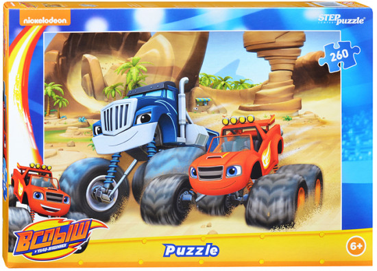 Пазл «Вспыш и чудо-машинки»