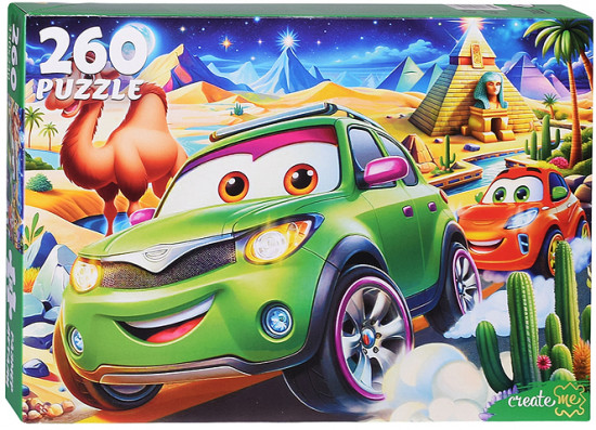 Пазл «Гонки в пустыне»