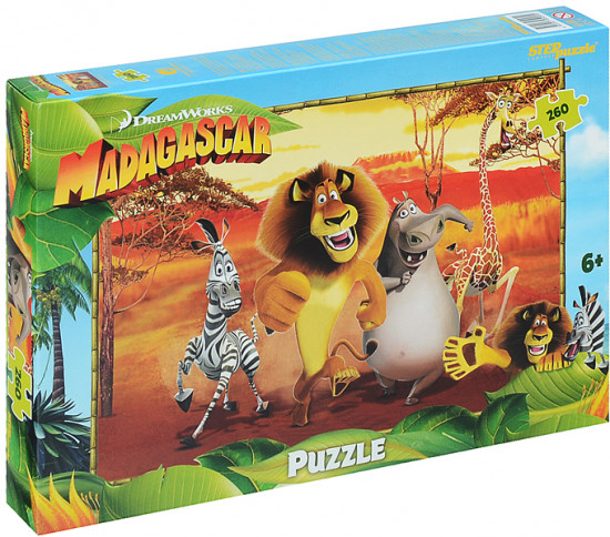 Пазл «Мадагаскар-3»