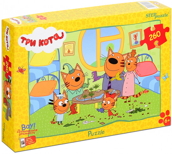 Пазл «Три кота»