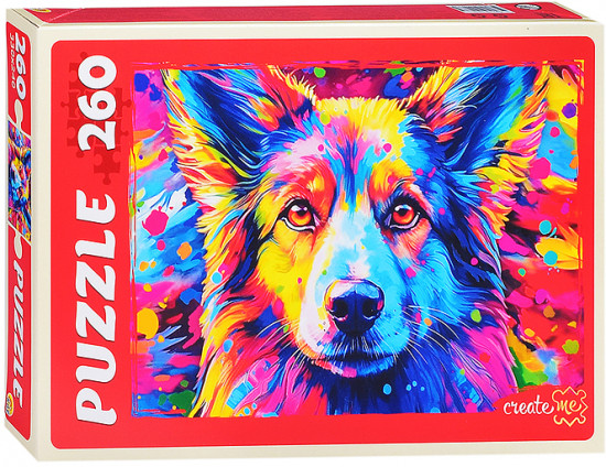 Пазл «Яркий щенок корги»