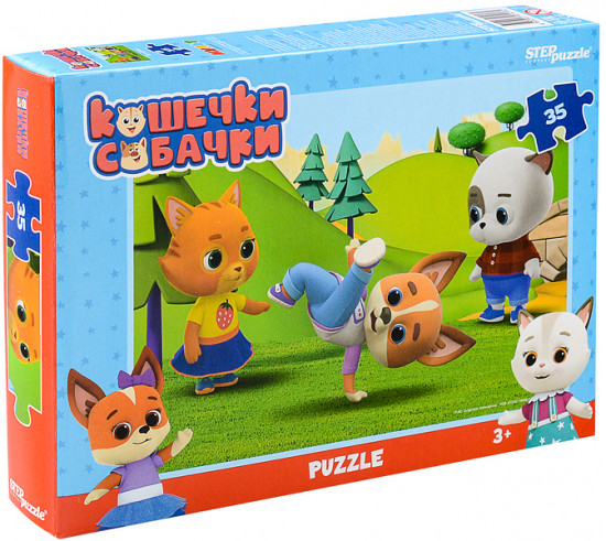 Пазл «Кошечки и собачки»