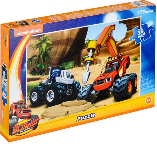 Пазл «Вспыш и чудо-машинки»