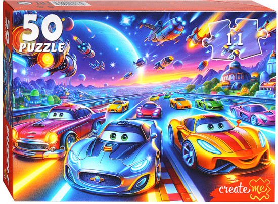 Пазл «Крутой вираж в космосе»