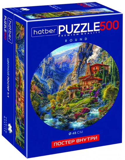 Пазл «Premium. Домик в горах»