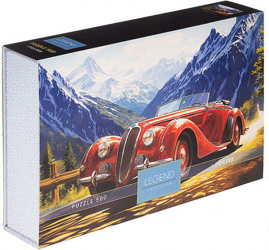 Пазл «Premium. Авто в горах»