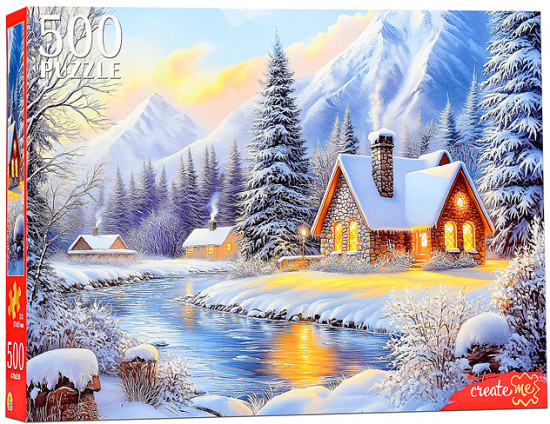 Пазл «Зимний пейзаж»