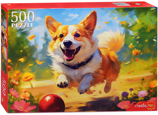 Пазл «Игривый корги»