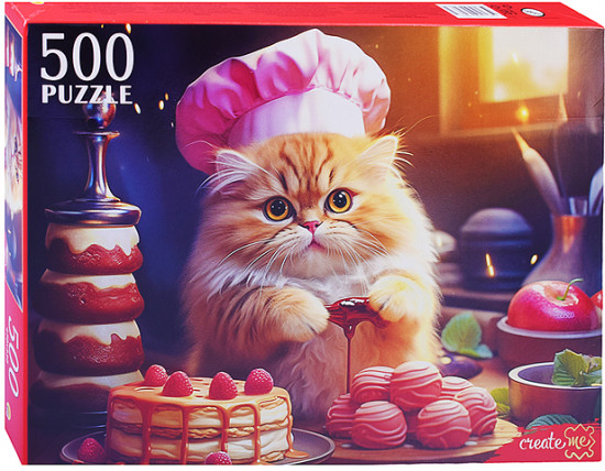 Пазл «Котик-пекарь»