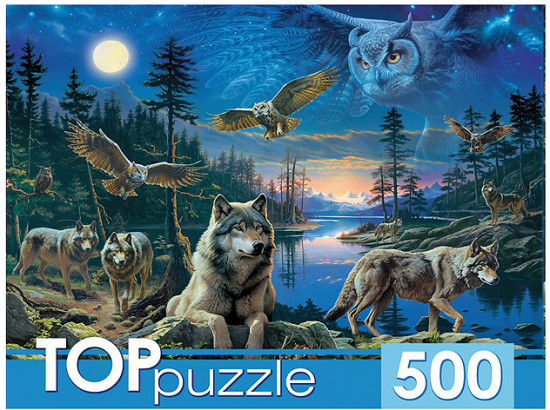 Пазл «Ночные совы и волки»
