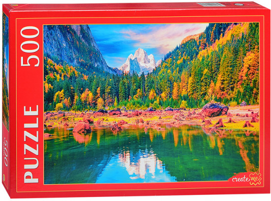 Пазл «Озеро в Австрийских альпах»