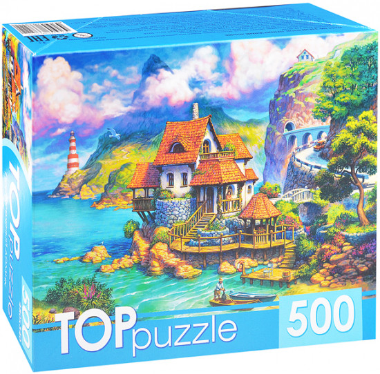 Пазл «Прибрежный домик»