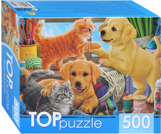 Пазл «Пушистые друзья»