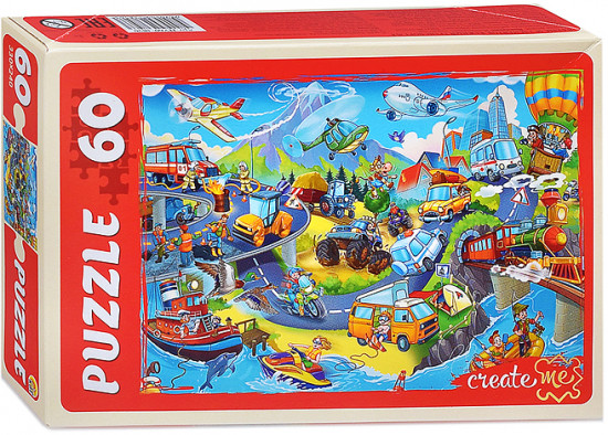 Пазл «Важный транспорт №8»