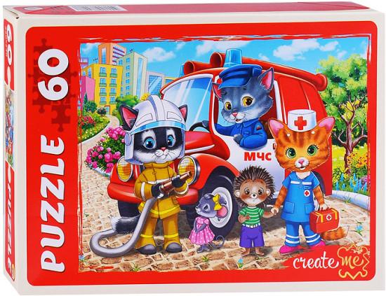 Пазл «Котята-спасатели»