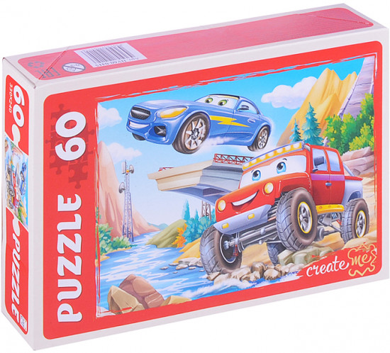 Пазл «Крутые машинки»