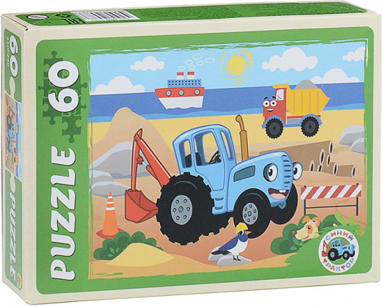 Пазл «Синий трактор №14»