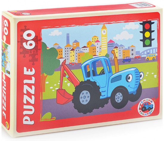 Пазл «Синий трактор»