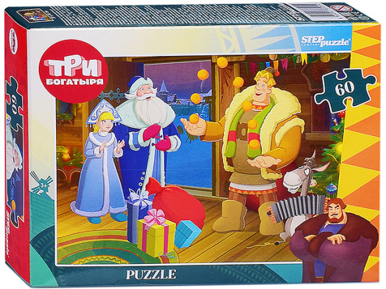 Пазл «Три богатыря и Пуп Земли»