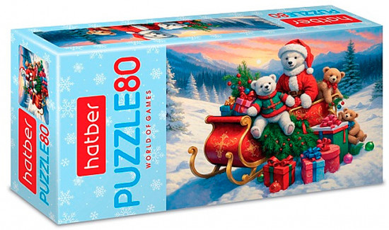 Пазл «Рождественские мишки»