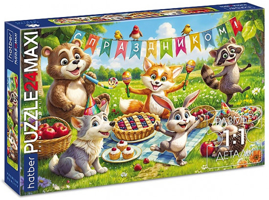 Пазл «Праздник на полянке»