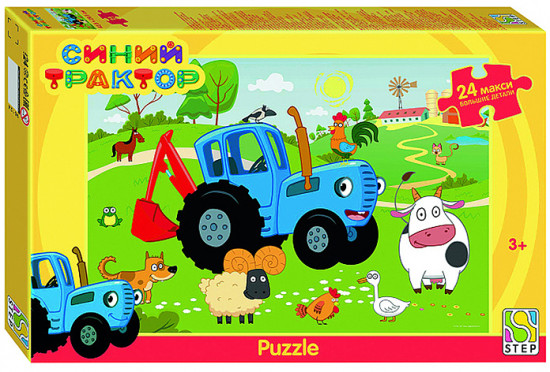 Пазл «Синий трактор»