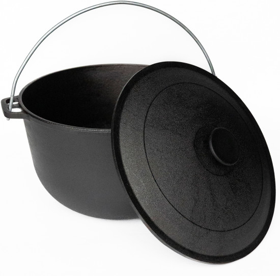 Казан чугунный с крышкой