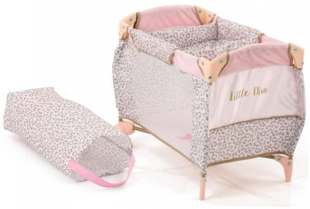 Складной кукольный манеж с пеленальным столиком «Little Diva Sweet Baby Center»