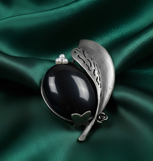 Брошь «Олива»