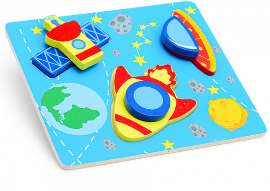 Пазл-вкладыш «В космосе»