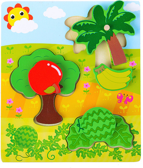 Пазл-вкладыш «Фруктово-ягодное ассорти»