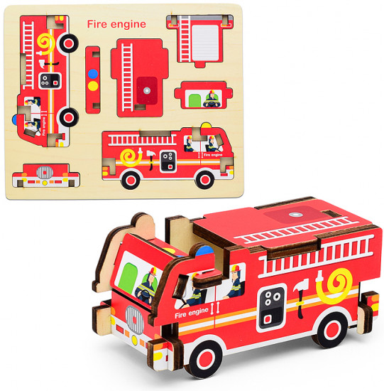 Пазл «Пожарная машина»