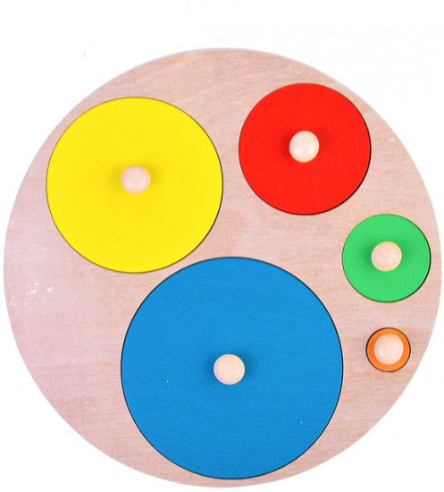 Пазл-вкладыш «Больше-меньше»