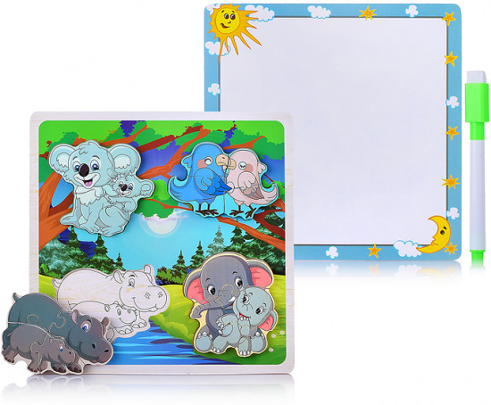 Пазл-вкладыш «Дикая природа»