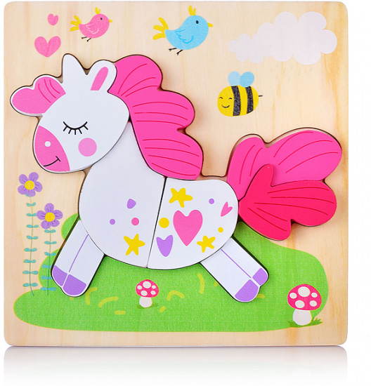 Пазл-вкладыш «Единорожка»