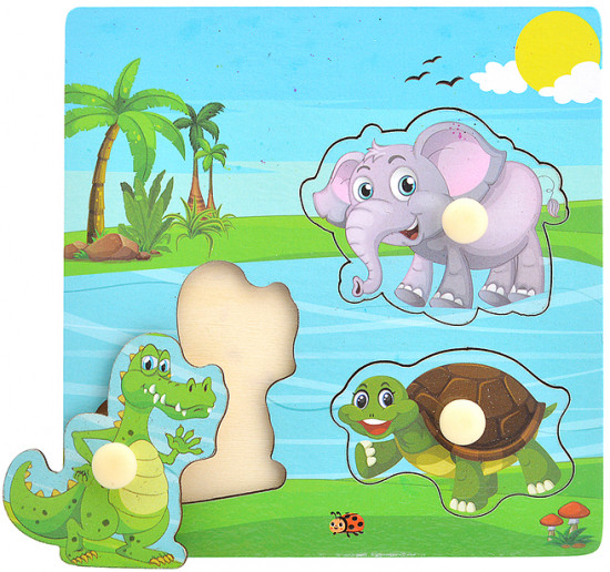 Пазл-вкладыш «Животные Африки»