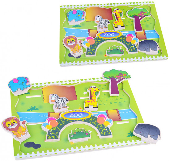 Пазл-вкладыш «Животные сафари»