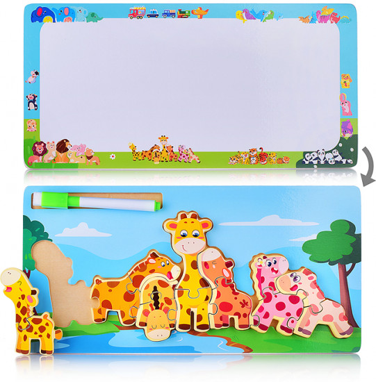 Пазл-вкладыш «Жирафы»